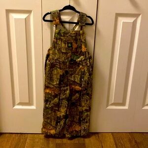 Toddler boy John Deere overalls